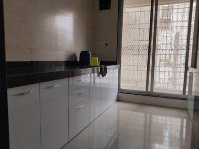 Kitchen Image of 1500 Sq.ft 3 BHK Apartment / Flat for rent in Neelkanth Majestic, Kalamboli Navi Mumbai for Rs. 45000
