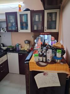 Kitchen Image of 614 Sq.ft 1 BHK Apartment / Flat for sale in Sarthak Beaulieu, Pisoli Pune for Rs. 3400000