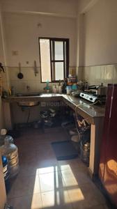 Kitchen Image of 700 Sq.ft 2 BHK Apartment / Flat for sale in Gangotri Enclave, Roberts Lines Lucknow for Rs. 3800000