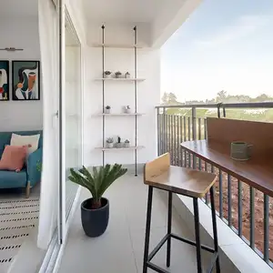 Balcony Image of 1015 Sq.ft 2 BHK Apartment / Flat for sale in Godrej Splendour, Whitefield Bengaluru for Rs. 11500000