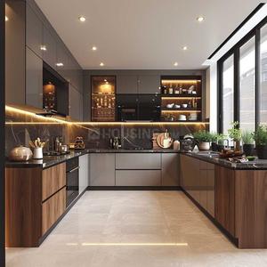 Kitchen Image of 549 Sq.ft 1 BHK Apartment / Flat for sale in Shri Tulsi Wings, Sunrakh Bangar Vrindavan for Rs. 8760000