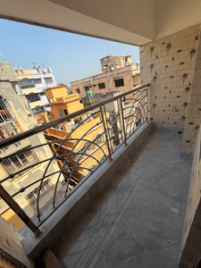 Balcony Image of 1225 Sq.ft 3 BHK Apartment / Flat for sale in Airport Gate no. 1 Kolkata for Rs. 4900000