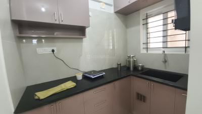 Kitchen Image of 750 Sq.ft 1 BHK Builder Floor for rent in Mahadevapura Bengaluru for Rs. 34999