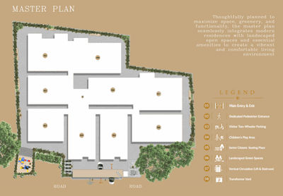 Image of 1020 Sq.ft 2 BHK Apartment / Flat for sale in Banaswadi, Bengaluru for Rs. 11730000
