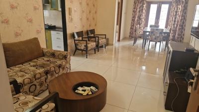 Living Room Image of 1600 Sq.ft 3 BHK Apartment / Flat for rent in Sholinganallur Chennai for Rs. 40000