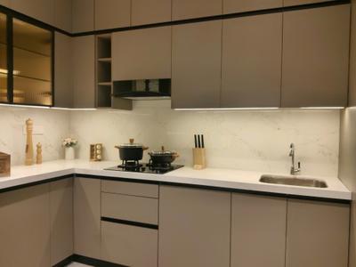 Kitchen Image of 650 Sq.ft 1 BHK Apartment / Flat for sale in Ashar Pulse, Thane West Thane for Rs. 8500000
