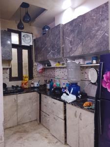 Kitchen Image of 900 Sq.ft 2 BHK Apartment / Flat for rent in Burari Best Builder Floor, Burari New Delhi for Rs. 18000