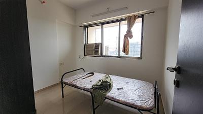 Bedroom Image of 650 Sq.ft 1.5 BHK Apartment / Flat for rent in Mahavir Platinum, Chedda Nagar Mumbai for Rs. 53000