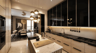 Kitchen Image of 1560 Sq.ft 3 BHK Apartment / Flat for sale in Techno Aakasa, Worli Mumbai for Rs. 110500000
