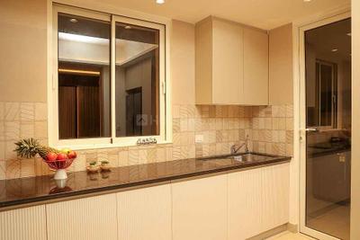 Kitchen Image of 1706 Sq.ft 3 BHK Apartment / Flat for sale in Mahimas Palm Springs Phase III, Sitapura Jaipur for Rs. 9894800