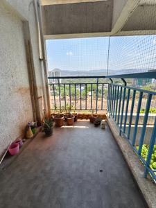 Balcony Image of 660 Sq.ft 1 BHK Apartment / Flat for sale in Mantra Park View, Dhayari Pune for Rs. 4600000