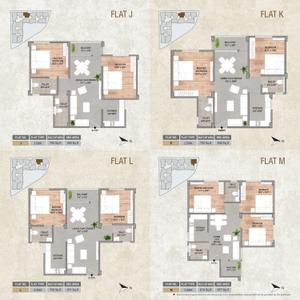 Image of 892 Sq.ft 2 BHK Apartment / Flat for sale in Champasari, Siliguri for Rs. 3211200