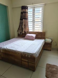Bedroom Image of 1800 Sq.ft 3 BHK Apartment / Flat for rent in Devkunj Devkunj, Motera Ahmedabad for Rs. 40000