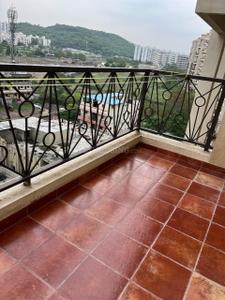 Balcony Image of 1073 Sq.ft 2 BHK Apartment / Flat for sale in Nyati Elan, Wagholi Pune for Rs. 7300000