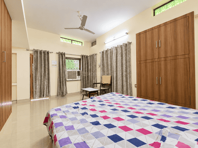 Bedroom Image of 600 Sq.ft 1 RK Independent House for rent in Sigra Varanasi for Rs. 12000