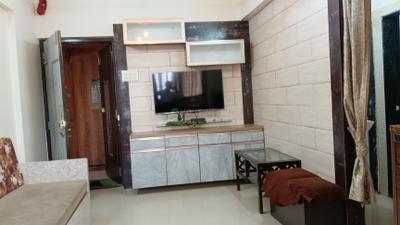 Living Room Image of 680 Sq.ft 1 BHK Apartment / Flat for rent in Devesh Osho Purshottam, Kamothe Navi Mumbai for Rs. 25000