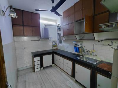Kitchen Image of 1900 Sq.ft 3 BHK Builder Floor for rent in Greater Kailash New Delhi for Rs. 85000
