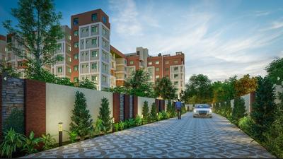 Image of 910 Sq.ft 2 BHK Apartment / Flat for sale in Sapnil Residency , Baranagar, Kolkata for Rs. 4200000