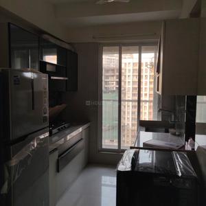 Kitchen Image of 595 Sq.ft 2 BHK Apartment / Flat for rent in Unique Ivana, Mira Road East Mira Bhayandar for Rs. 35000