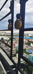 Balcony Image of 1328 Sq.ft 3 BHK Apartment / Flat for rent in Hiland Park, Santoshpur Kolkata for Rs. 60000