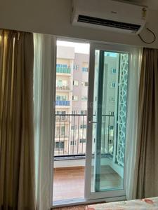 Bedroom Image of 600 Sq.ft 1 BHK Apartment / Flat for rent in L And T Raintree Boulevard, Sahakara Nagar Bengaluru for Rs. 45000