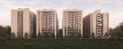 Image of 1440 Sq.ft 2 BHK Apartment / Flat for sale in The Olive, Gota, Ahmedabad for Rs. 7000000