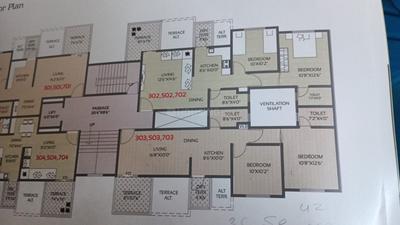 Image of 906 Sq.ft 2 BHK Apartment / Flat for sale in Wakad, Pune for Rs. 8400000
