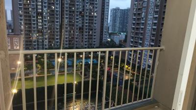 Balcony Image of 1100 Sq.ft 3 BHK Apartment / Flat for rent in Godrej Green Cove, Mahalunge Pune for Rs. 32000