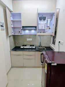Kitchen Image of 650 Sq.ft 1 BHK Apartment / Flat for rent in Eternal Manhattan Riviera, Sitapura Jaipur for Rs. 18800