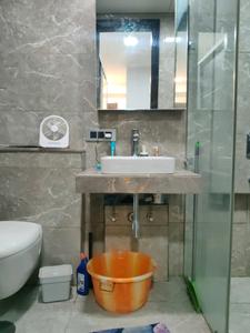 Bedroom Three Image of 915 Sq.ft 3 BHK Apartment / Flat for sale in Oberoi Eternia Towers A to D, Mulund West Mumbai for Rs. 27400000