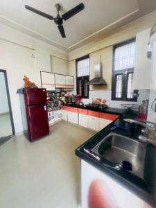 Kitchen Image of 1350 Sq.ft 3 BHK Apartment / Flat for rent in  Chitrakoot Residency, Chitrakoot Jaipur for Rs. 24000