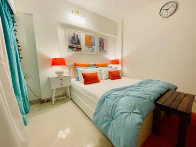 Bedroom Image of 1100 Sq.ft 2 BHK Apartment / Flat for rent in Sahjanand Tulsi Homes, Sherpura Bharuch for Rs. 14000