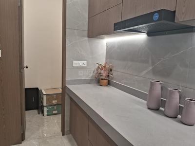 Kitchen Image of 1550 Sq.ft 3 BHK Apartment / Flat for sale in Darshanam Spinel Stone, Gotri Vadodara for Rs. 9400000