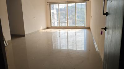 Living Room Image of 1100 Sq.ft 3 BHK Apartment / Flat for rent in Jangid Galaxy Tower 3, Thane West Thane for Rs. 47000