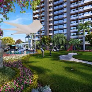 Image of 2470 Sq.ft 4 BHK Apartment / Flat for sale in Swagat Agacia, Sargasan, Gandhinagar for Rs. 14500000