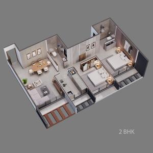 Building Image of 1065 Sq.ft 2 BHK Apartment / Flat for sale in Pristine Bhaveshwar Phoenix, Ulwe Navi Mumbai for Rs. 9500000