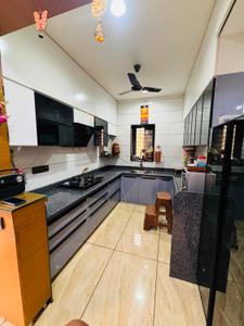 Kitchen Image of 1400 Sq.ft 4 BHK Independent House for sale in Gurukul Ahmedabad for Rs. 35000000