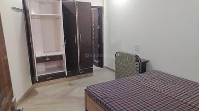 Bedroom Image of 600 Sq.ft 1 BHK Builder Floor for rent in Ashok Nagar New Delhi for Rs. 19000