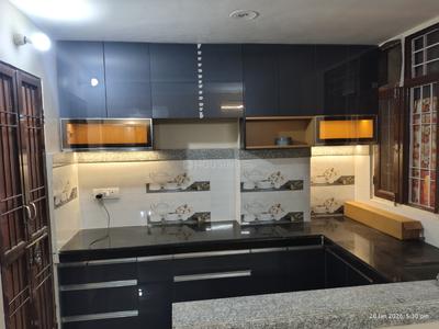 Kitchen Image of 980 Sq.ft 3 BHK Apartment / Flat for rent in Pratap Nagar Jaipur for Rs. 25000