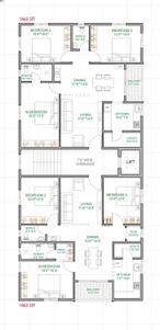 Image of 1465 Sq.ft 3 BHK Apartment / Flat for sale in Gayatri Delight, Yendada, Visakhapatnam for Rs. 9083000