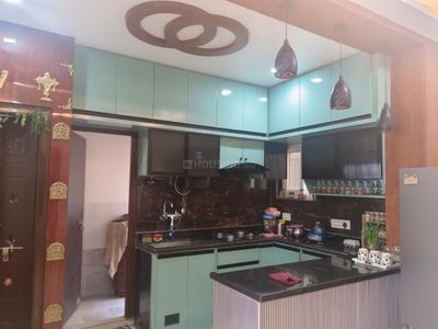 Kitchen Image of 1350 Sq.ft 4 BHK Independent House for sale in Karmanghat Hyderabad for Rs. 22000000
