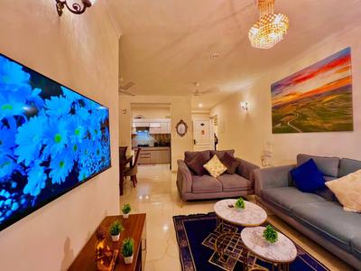 Bedroom Image of 1475 Sq.ft 3 BHK Apartment / Flat for rent in Omaxe The Palace, Gomti Nagar Lucknow for Rs. 55000
