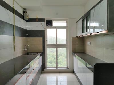 Kitchen Image of 920 Sq.ft 2 BHK Apartment / Flat for rent in Kasarvadavali Thane for Rs. 29000