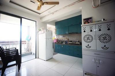 Kitchen Image of 1500 Sq.ft 3 BHK Apartment / Flat for sale in South Bopal Ahmedabad for Rs. 8500000