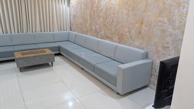 Living Room Image of 2238 Sq.ft 3 BHK Apartment / Flat for rent in Shivalik Green View, Shantigram Ahmedabad for Rs. 110000