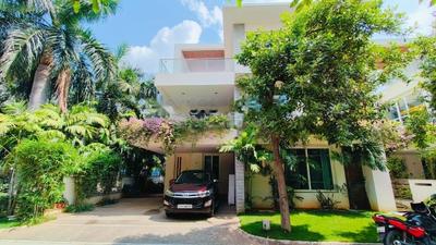 Image of 3500 Sq.ft 4 BHK Apartment / Flat for rent in Babukhan Lakefront, Kokapet, Hyderabad for Rs. 100000
