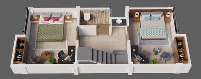 Bedroom Image of 1000 Sq.ft 2 BHK Villa for sale in Ujalaiwadi Kolhapur for Rs. 3500000