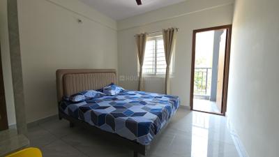 Bedroom Image of 601 Sq.ft 1 BHK Builder Floor for rent in Harlur Bengaluru for Rs. 32000