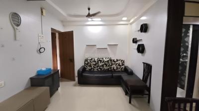 Living Room Image of 580 Sq.ft 1 BHK Apartment / Flat for rent in Kalash Udhyan Complex, Kopar Khairane Navi Mumbai for Rs. 30000
