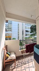 Balcony Image of 750 Sq.ft 3 BHK Apartment / Flat for rent in NYK Metro Urbano, GB Palya Bengaluru for Rs. 60000